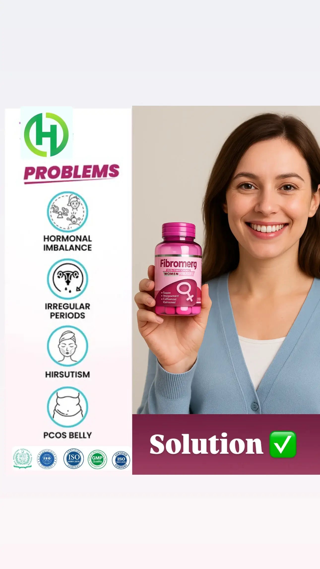 Fibromerg – Natural PCOS & Menstrual Health Support 1