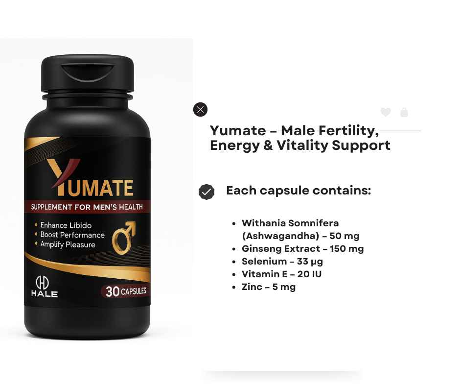 Yumate – Male Fertility, Energy & Vitality Support