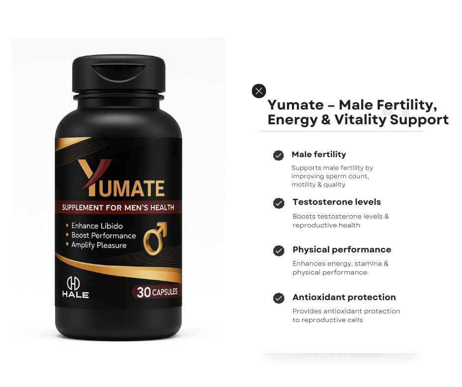 Yumate – Male Fertility, Energy & Vitality Support